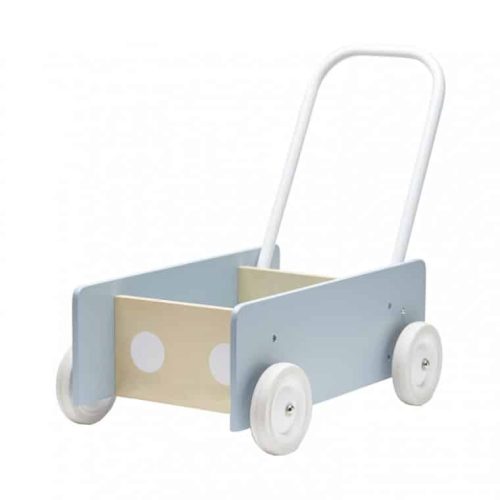 Kid’s Concept Houten Loopwagen Blue Grey